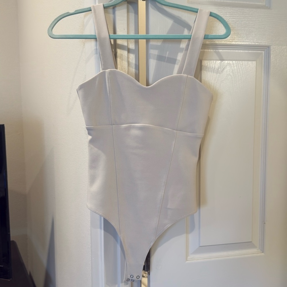 Abercrombie & Fitch Beige Bodysuit